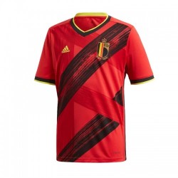 Camisola Bélgica Equipamento Primeiro Euro 2020 Manga Curta